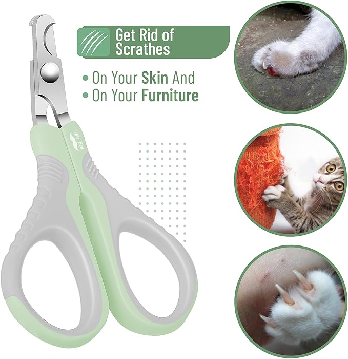 Mr. Pen- Cat Nail Clipper, Pastel Green, Cat Nail Trimmer, Cat Nail Clippers, Cat Claw Clippers, Cat Clippers for Nails, Pet Nail Clippers, Kitten Nail Clipper, Small Dog Nail Clipper Cat Claw Trimmer-Mewly Pet