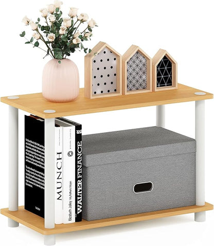 Furinno Industrial Multipurpose Side Table, Americano