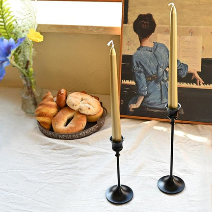 Candlestick Holders Black, 9 Packs Taper Candle Holder for Candlesticks, Candle Sticks Holder Decor for Home Decor