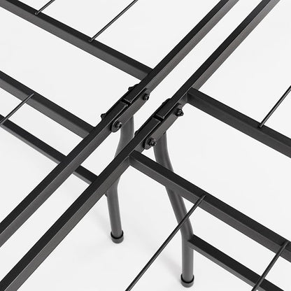 Best Price Mattress 18 Inch Metal Platform Beds w/Heavy Duty Steel Slat Mattress Foundation (No Box Spring Needed)