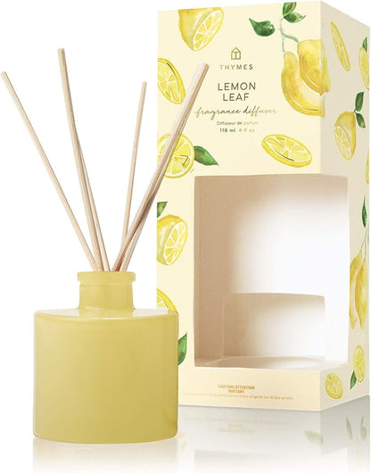 Thymes Petite Reed Diffuser - 4 Fl Oz - Lemon Leaf