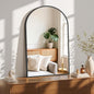 Sweetcrispy 26"x39" Arched Black Bathroom Mirrors for Wall, Bathroom Mirrors for Over Sink, Wall Decor for Bathroom, Entryway, Bedroom, Vanity
