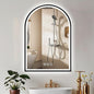 20x30 Inch Arch LED Bathroom Mirror, Black Lighted Bathroom Mirrors Wall Mounted, Vanity Mirror with Anti-Fog, Memory Function, 3 Color Temperature, Dimmable Led Mirror for Bathroom