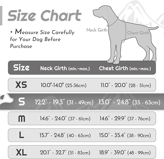 Eagloo Dog Harness Small Sized Dog, No Pull Service Vest with Reflective Strips and Control Handle, Adjustable and Comfortable for Easy Walking, No Choke Pet Harness with 2 Metal Rings, Grey, S-Mewly Pet