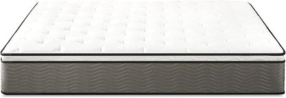 ZINUS 12 Inch Support Plus Pocket Spring Hybrid Mattress, Full, Strong Coils for Durable Support, Pocket Innersprings for Motion Isolation, Mattress in A Box