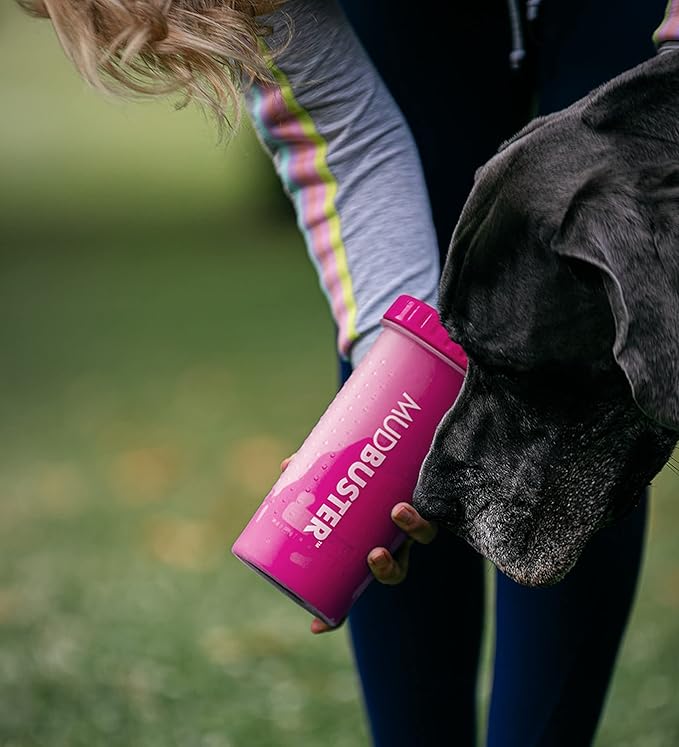 Dexas MudBuster Portable Large Dog Paw Cleaner, Fuchsia - Premium Pet Supplies and Accessories-Mewly Pet