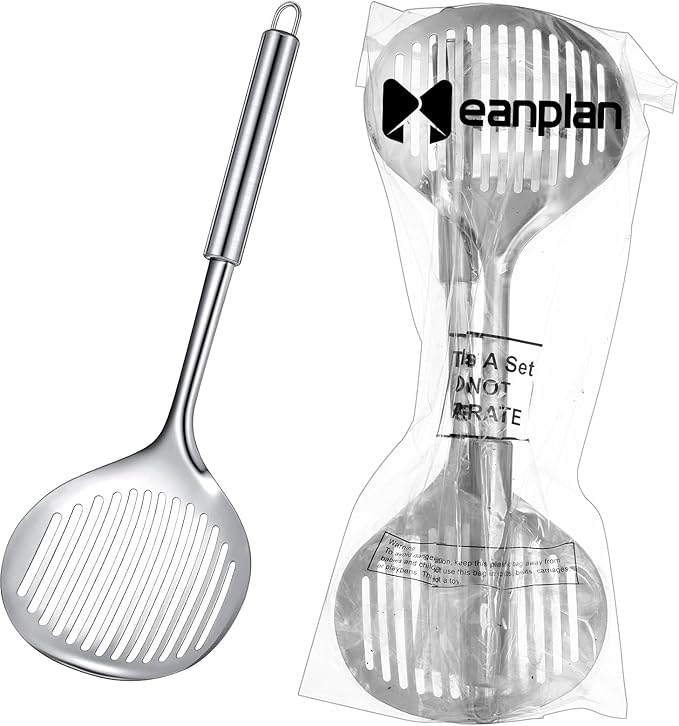 2 Pcs Cat Metal Litter Scoop Litter Scoop, Cat Accessories Scooper Stainless Steel Kitty Poop Sifting Cleaning for Litter Box, Metal Poop Sifter Pet Supplies-Mewly Pet