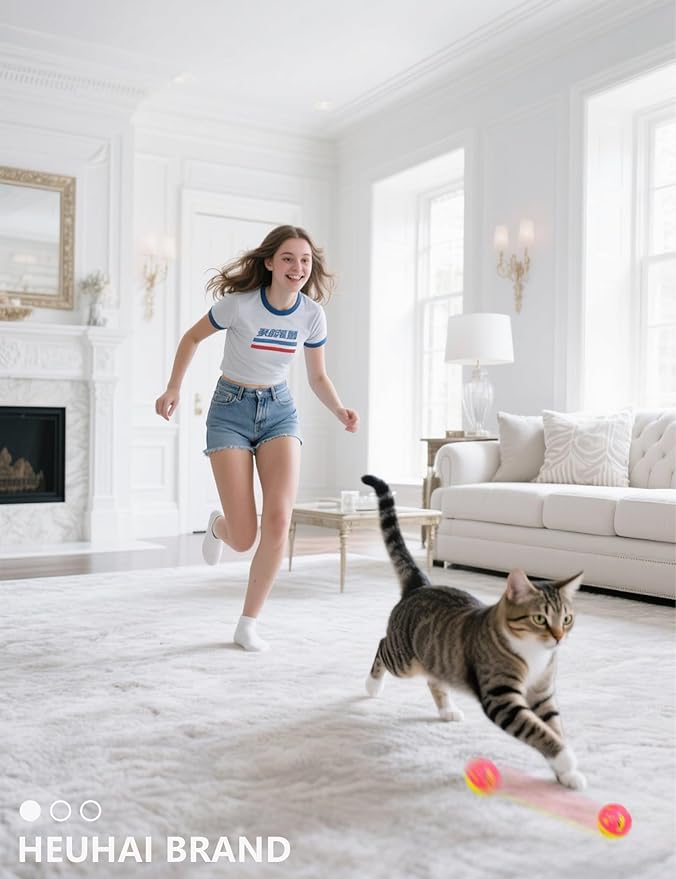 6-Pack Cat Toys for Kittens and Indoor Cats, Loving Every Minute (1.5'', Basic Cat Toy Set)-Mewly Pet