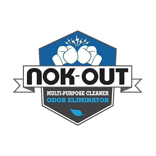 NOK OUT Odor Remover, Pet Deodorizer and Cleaning Spray, Made in the USA, 1 Gallon, 4-Pack-Mewly Pet