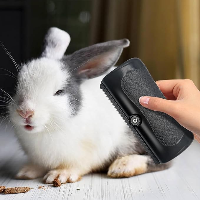 Deshedding Dog Brush Grooming Tool – Pet Hair Remover Comb for Shedding, Rhykin Brush for Short and Long Hair, Pet Groompro Deshedding Brush for Dogs,Cats,Rabbits, Horses Matted Loose Hair-Mewly Pet