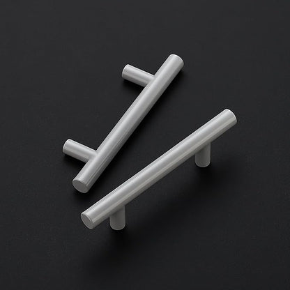 Ravinte 50 Pack | 5 Inch Cabinet Pulls Grey Stainless Steel Kitchen Drawer Pulls Cabinet Handles 5 InchLength, 3 Inch Hole Center