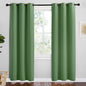 NICETOWN Froest Green Blackout Curtains 72 inches Length for Play Room, 2 Panels, 34" Wide, Thermal Insulated Decoration Drapes for Window