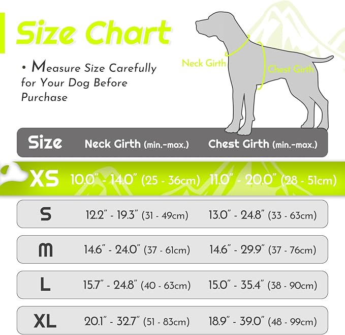 Eagloo Small Dog Harness No Pull, Service Vest with Reflective Strips and Control Handle, Adjustable and Comfortable for Walking, No Choke Pet Harness with 2 Metal Rings, Green, XS-Mewly Pet