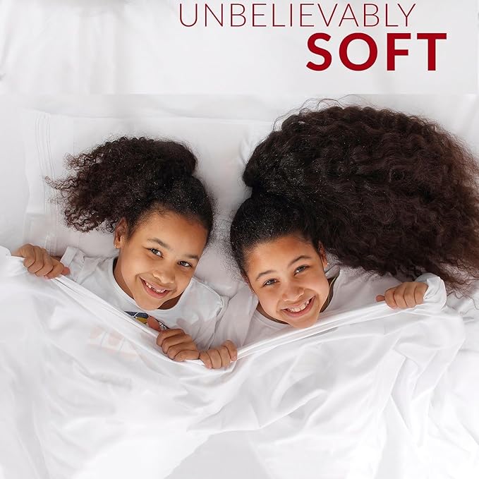 Mellanni Twin XL Sheets Set - 3 PC Iconic Collection Bedding - Hotel Luxury, Extra Soft, Cooling Bed Sheets - Wrinkle, Fade, Stain Resistant (Twin Extra Long, Chevron Gray)