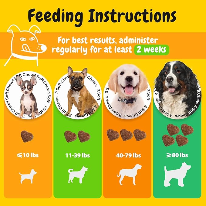 Penpen Probiotics for Dogs, Dogs Probiotics for Digestive Health, Multi-Probiotic and Enzyme Blend Promote Gut Health & Immune Support, Eases Sensitive Stomachs (Beef Chews, 180ct)-Mewly Pet