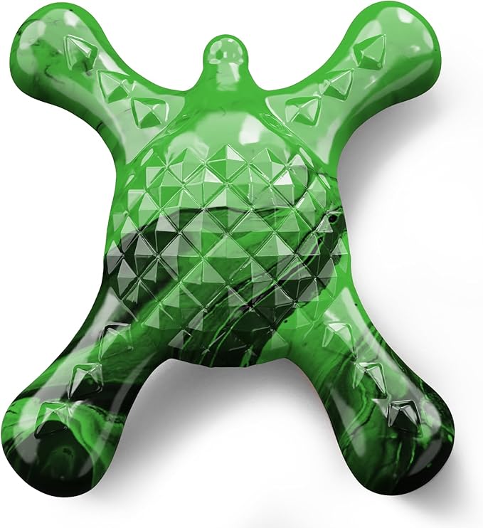 Dog Toys for Small Dogs, Nylon Indestructible Dog Toy for Small Dogs, Hedgehog Puppy Chew Toys with Bacon Flavor,Long Lasting, Puppy Teething Toys, Green-Mewly Pet