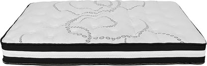 Flash Furniture Capri Comfortable Sleep 10" Hybrid Pocket Spring and Foam Mattress in a Box, Foam Pocket Spring Hybrid Mattress, Pressure Relief, Full