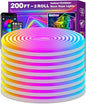 AILBTON 200FT Led Neon Rope Lights Control with App/Remote,Flexible Led Rope Light,Multiple Modes,IP65 Outdoor RGB Lights Waterproof,Music Sync Gaming Led Neon Strip Light for Bedroom Decor