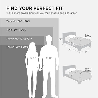 Bedsure GentleSoft Grey Twin Blanket for Bed - Super Soft Cozy Blankets for Women, Cute Large Blanket for Girls, 66x90 Inches