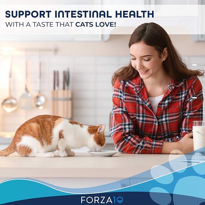 Forza10 Active Intestinal Support Diet Dry Cat Food for Adult Cats, Cat Food Dry for Upset Stomach, Diarrhea and Intestinal Disorders, Wild Caught Anchovy Flavor, 4 Pound Bag-Mewly Pet