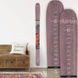 Headwaters Studio Personalized Ski Growth Chart - Wooden Growth Chart for Kids Room & Home Decor, Ski-Themed Wall Decor, Personalized Wooden Ski Ruler Gray Mountain - 58"" x 4.5""