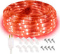 Red Rope Lights, 16.4ft Waterproof Strip Light, Indoor Outdoor Decorative Lighting for Home Christmas Holiday Garden Patio Party