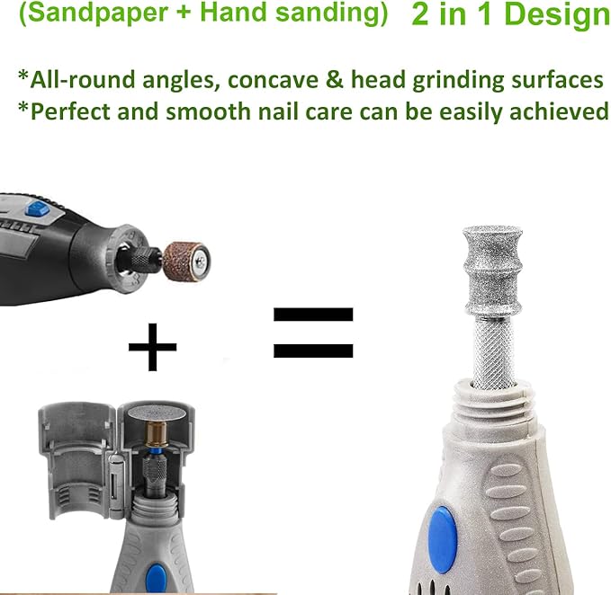 ClassB+80 Diamond Dog Nail for Dremel, Screw-Mounted Mode Nail Dremel Tool for Dogs, Especially Suitable for Long-Haired Dogs, Dremel Polishing Bits, Animals Nail Care & Home Grinder Tools-Mewly Pet