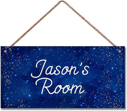 Personalized Universe Sign Stars Wall Art Decor For Kids Room Decoration Nursery Decor Space Party Decorations For Little Man Cave Space Theme Wall Art Decor For Boys Room Girls Bedroom