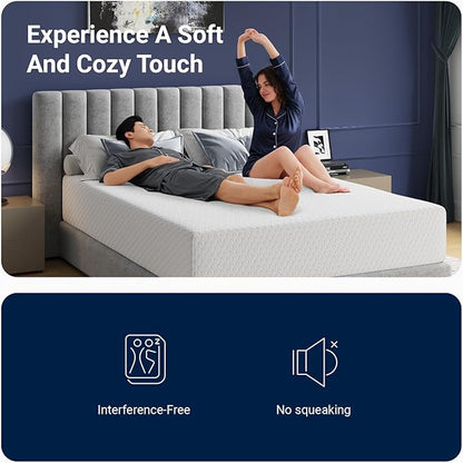Avenco Queen Mattress, 12 Inch Queen Memory Foam Mattress in a Box for Refresh Sleep & Pressure Relief, CertiPUR-US Certified Firm Queen Size Mattresses