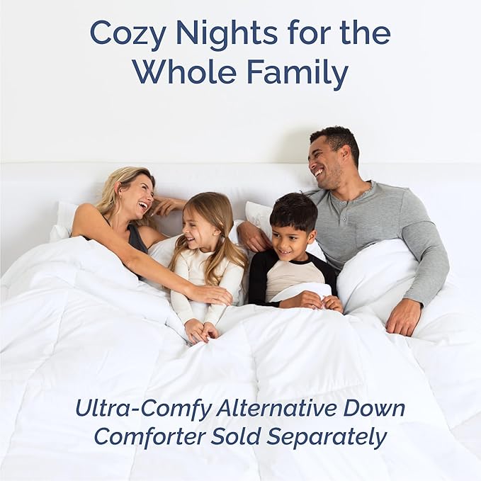 Cal King 6 Piece Sheet Set - Comfy Breathable & Cooling - Ultra Soft Hotel Luxury Bedding Set w/ 8-16 Inch Deep Pockets - 1 Flat & 1 Fitted Sheet & 4 Pillowcases - Wrinkle Free & Easy Care - Baby Blue