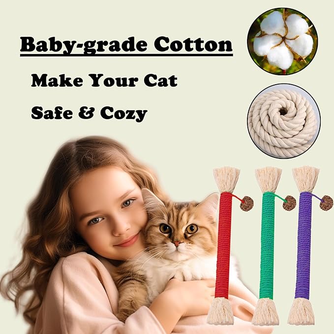 Cat Toys 21Pack Silvervine Chew Stick Kitten Treat Catnip Toy Kitty Natural Stuff Catnip for Cleaning Teeth Indoor Dental Snack Interactive-Mewly Pet