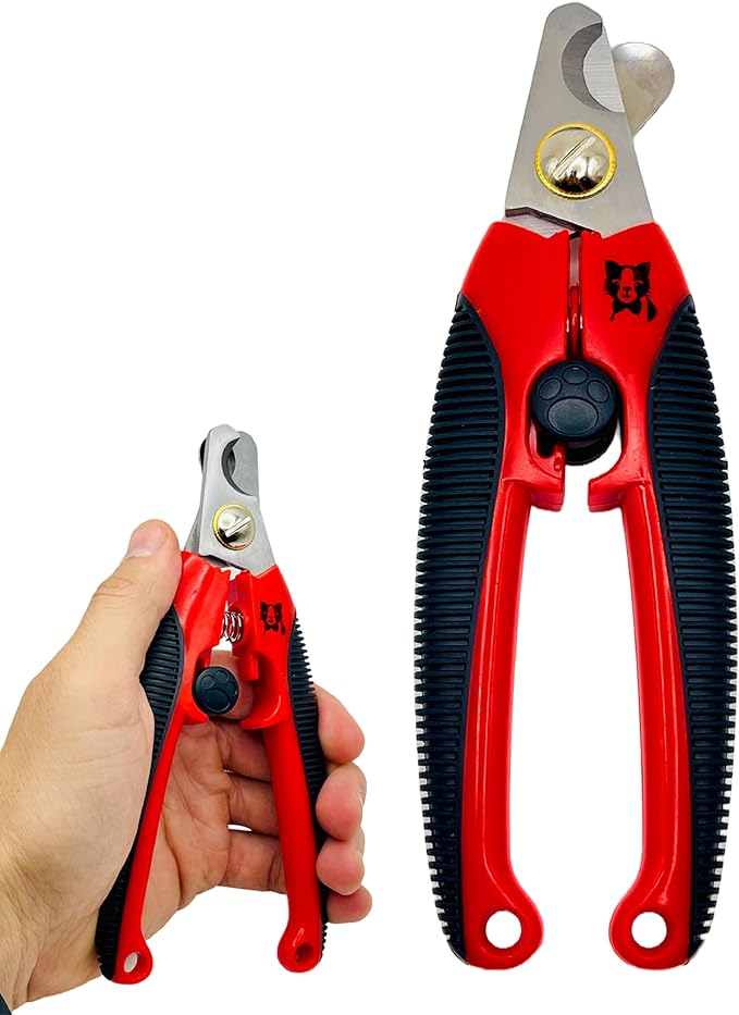 Warren London Cat Nail Clipper | Kittens Small Dogs | Stainless Steel Blade | Nail Safety Guard | Precision Grooming Tool-Mewly Pet