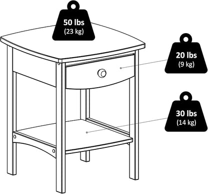 Winsome Wood Claire Accent Table, White