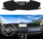 Dashboard Cover Mat Custom Fit for 2021 2022 2023 Kia Seltos Dash Cover Nonslip Dash Mat Protector Sunshade No Glare Black