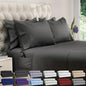 DREAMCARE California King Sheet Sets – 6 pcs Cooling Bed Sheets – up to 21” Deep Cal King Sheets – 2500 Supreme Collection – Extra Soft 100% Brushed Microfiber Hotel Luxury with Side Pocket – Gray