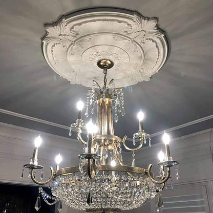Ekena Millwork Bradford Ceiling Medallion, Cloud Burst
