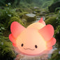 ZKLiLi Axolotl Kids Night Light,Squishy Cute Lamp Dimmable Childrens Night Light Gifts for Baby with Timer & 16 Colors,Rechargeable Bedroom Smart LED Bedside Lamps Toddler Night Light