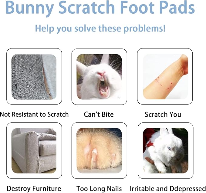 BNOSDM Rabbit Grinding Claw Pads 2 Pack Bunny Scratch Foot Pads Natural Hamster Lava Stone for Teeth Grinding Black Guinea Pig Scratching Board Chew Toy for Ferret Chinchilla Mouse-Mewly Pet