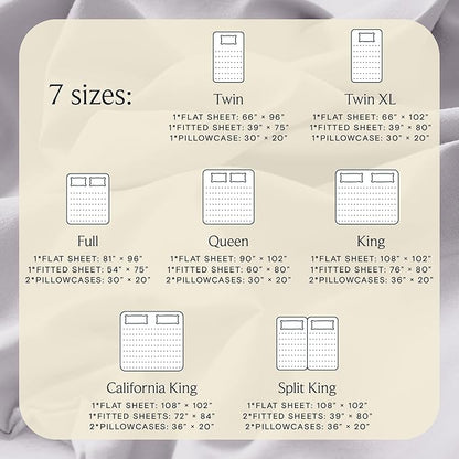 LuxClub 3 PC Sheet Set Bed Sheets Deep Pockets 16" Eco Friendly Wrinkle Free Cooling Machine Washable Hotel Bedding Silky Soft - Dove Gray Twin