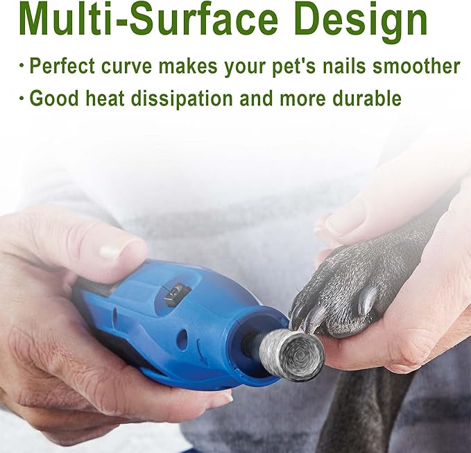 Diamond Dog Nail, 1/8'' Nail Tool for Dogs, for Animals Nail Care & Home Grinder Tools for Dogs and Animals-Mewly Pet