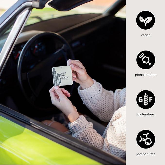 Saguaro Cactus Car Air Fresheners, 4 Pack-Mewly Pet