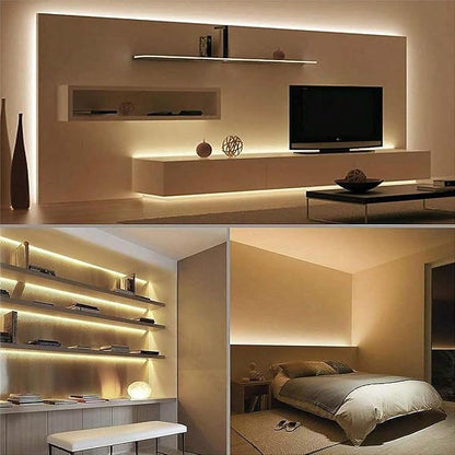 COB LED Strip Light 24V, 16.4ft Touch Dimmable LED Light Strip, High Density Flexible Warm Tape Lights, CRI90+ LED Lighting for Backlighting for TV, Bedroom, Cabinet, Indoor Decor