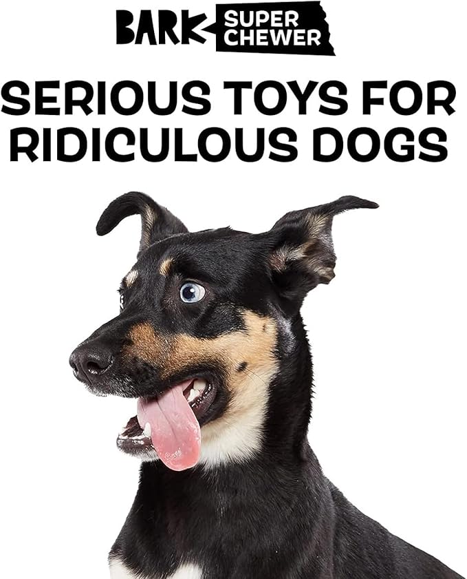 Barkbox Super Chewer Tough Dog Chew Toys for Aggressive Chewers, Plush 2 Toys in 1 (Panda - Large)-Mewly Pet