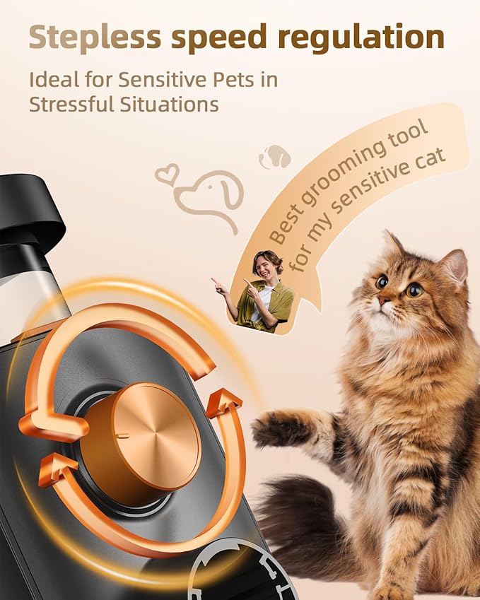 Dog Grooming Vacuum, 4.5L Extra-Large Dust Cup Dog Grooming Kit, 14000Pa High-Suction Pet Groomer with Clippers, Low-Noise All-in-One Shedding Control Set for Home Use-Mewly Pet