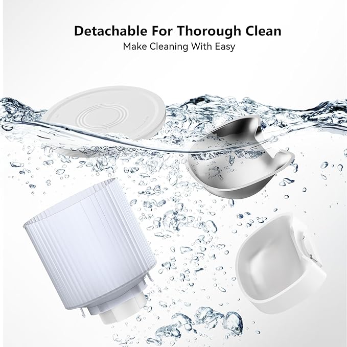 Automatic Cat Feeder: 4L Timed Cats Food Dispenser Programmable 1-6 Meal for Cat and Small Medium Dog- Auto Pet Feeder Dual Power Supply with Stainless Steel& | Detachable Washable White-Mewly Pet