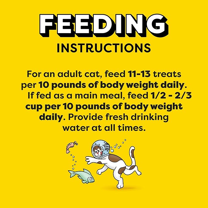 Temptations Classic Crunchy and Soft Cat Treats, Seafood Medley Flavor, 6.3 oz. Pouch (Pack of 10)-Mewly Pet