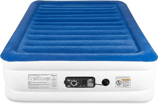 SoundAsleep Products CloudNine Series Air Mattress Includes Dual Smart Pump Technology - Full Size