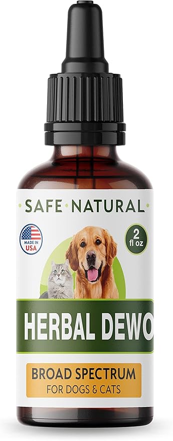 Liquid Herbal Cleanse for Cats and Dogs - Homeopathic Control for Pets of All Breeds and Sizes - Puppy and Kitten - USA-Sourced Ingredients - Preventative or Reactive - 2oz-Mewly Pet