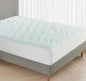 California Design Den Mattress Pad Twin XL Size, 3-Zone Cooling Quilted Mattress Pad for Dorm and Adjustable Split-King Beds