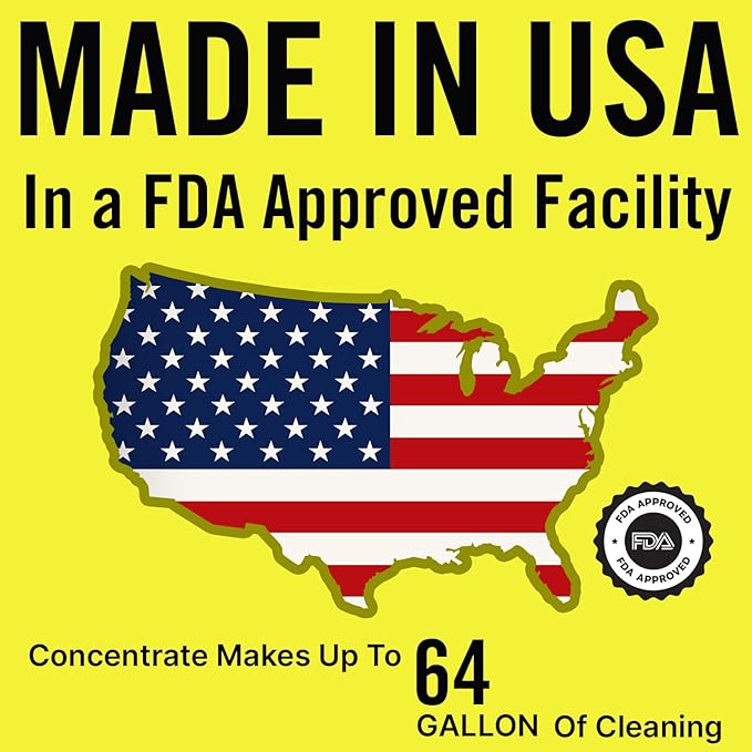 Multi-Purpose Probiotic Enzyme Cleaner, Made in USA - Pet Stain and Odor Remover - Concentrated - Professional & Home Strength Drains, Floors, Bathrooms, Toilets Trash Can, (1 gallon, Citrus)-Mewly Pet